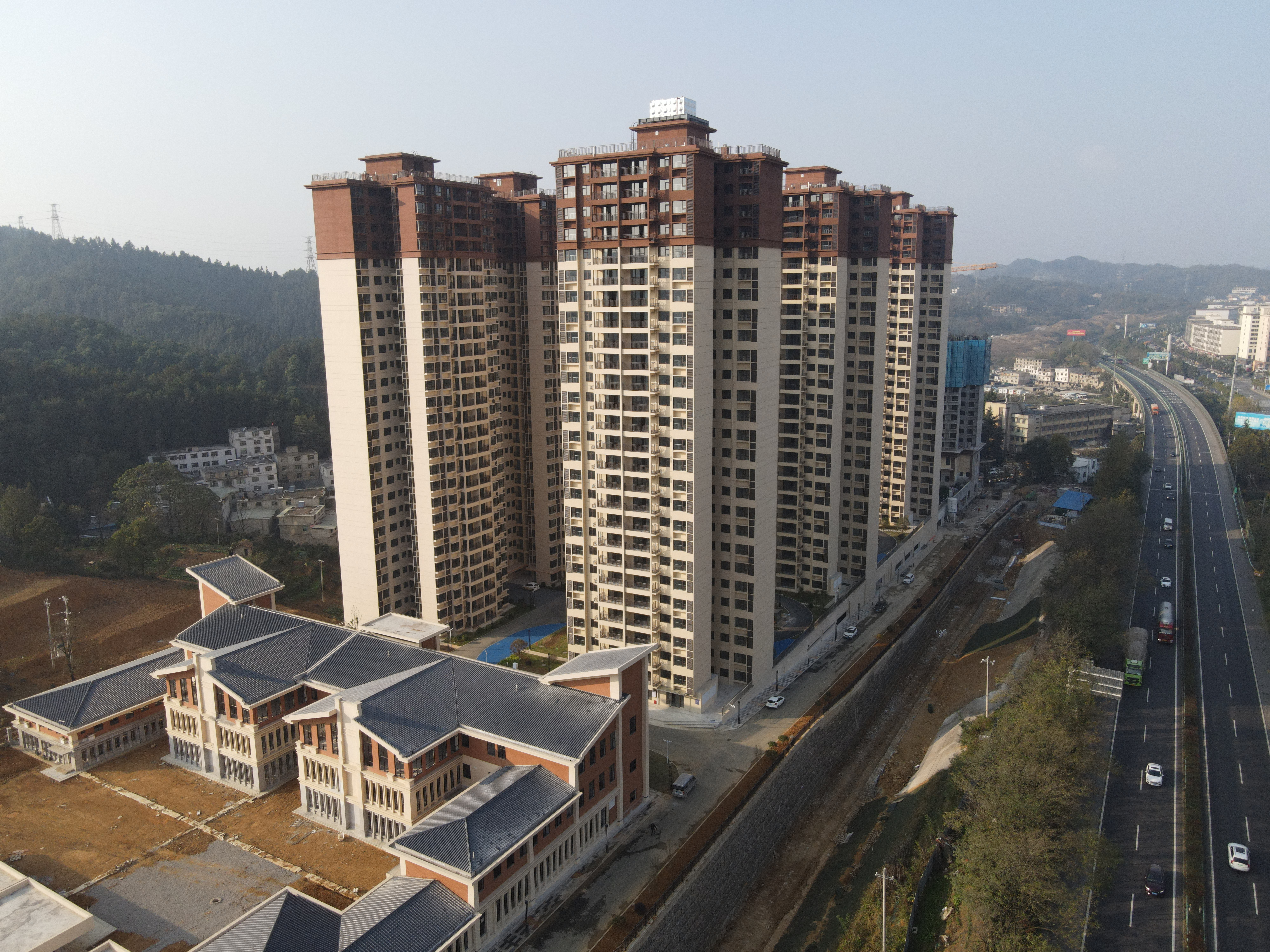 贵阳观山湖区干井棚户区改造安置区建设