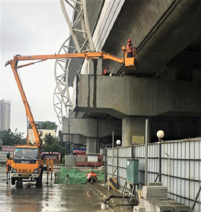 成都地铁6号线下穿成灌高铁监测工程